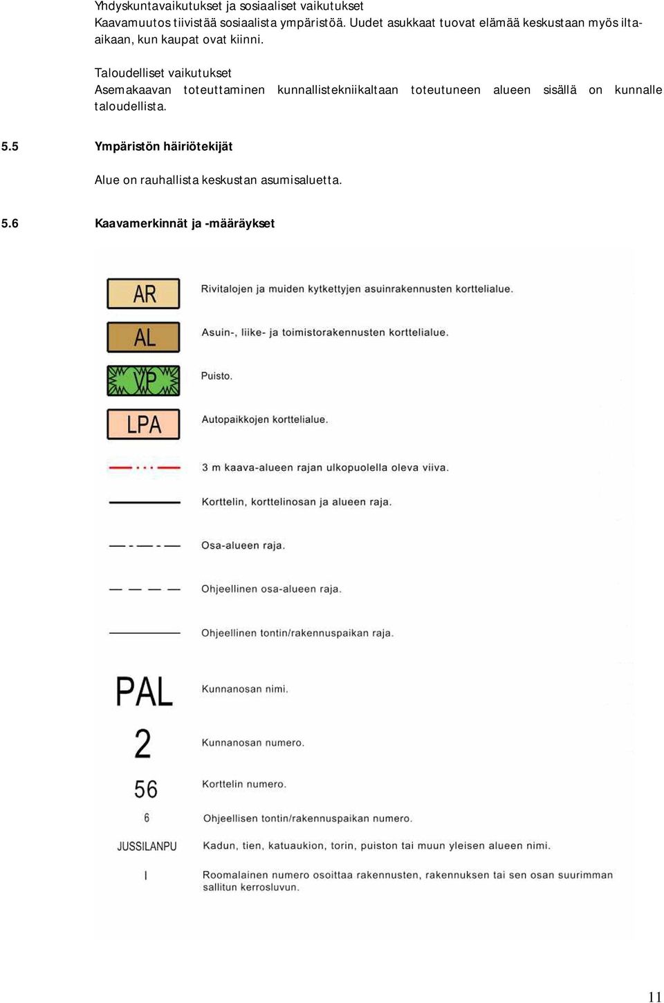 Taloudelliset vaikutukset Asemakaavan toteuttaminen kunnallistekniikaltaan toteutuneen alueen sisällä