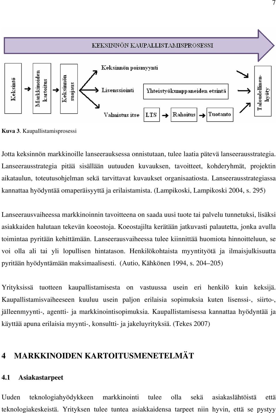 Lanseerausstrategiassa kannattaa hyödyntää omaperäisyyttä ja erilaistamista. (Lampikoski, Lampikoski 2004, s.