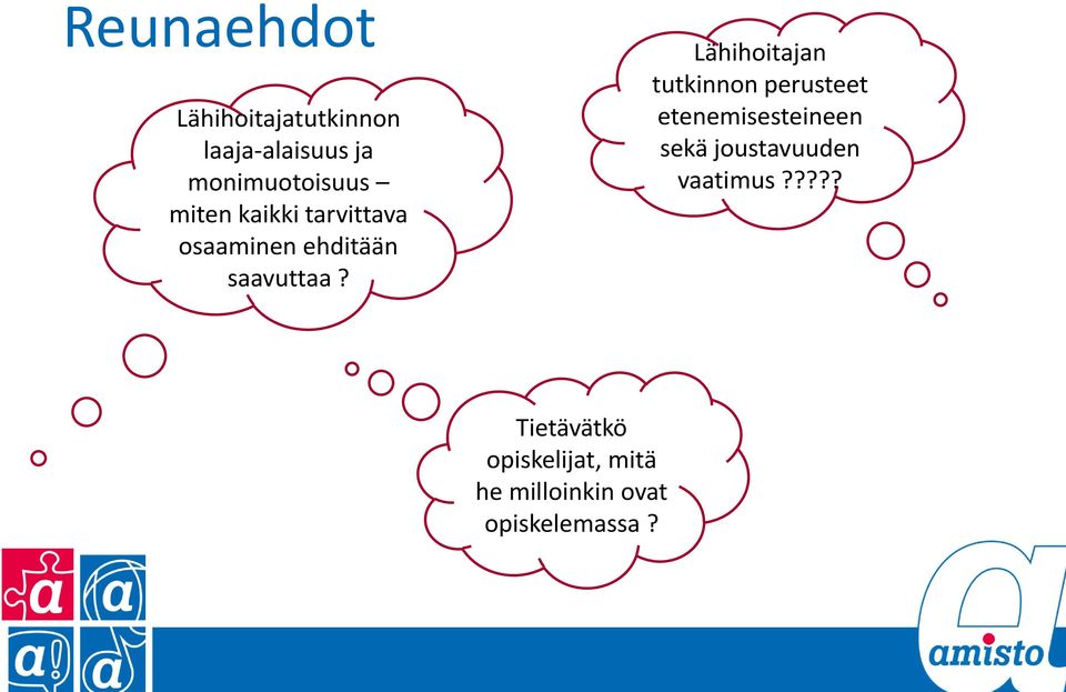 Lähihoitajan tutkinnon perusteet etenemisesteineen sekä