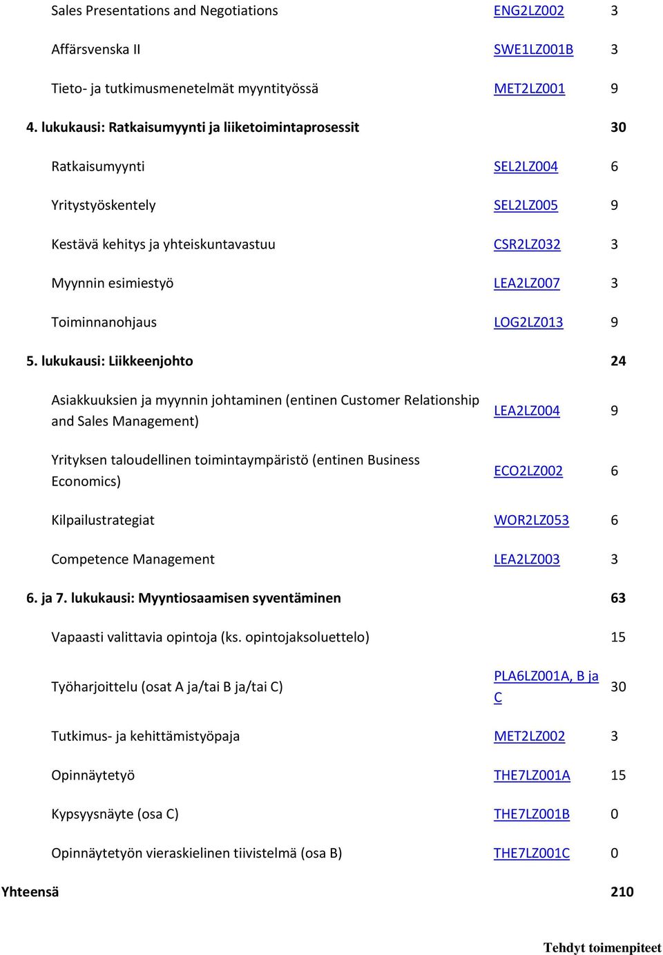 Toiminnanohjaus LOG2LZ013 9 5.