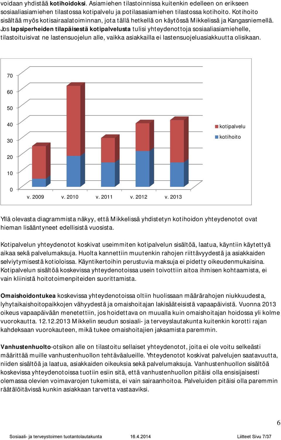 Jos lapsiperheiden tilapäisestä kotipalvelusta tulisi yhteydenottoja sosiaaliasiamiehelle, tilastoituisivat ne lastensuojelun alle, vaikka asiakkailla ei lastensuojeluasiakkuutta olisikaan.