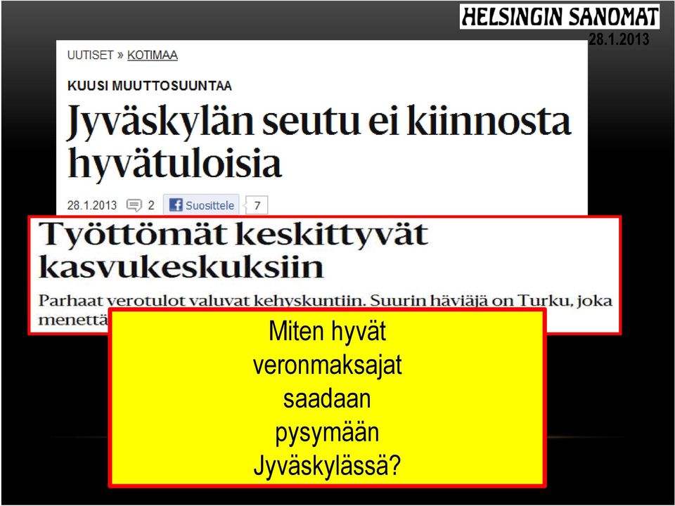 saadaan pysymään