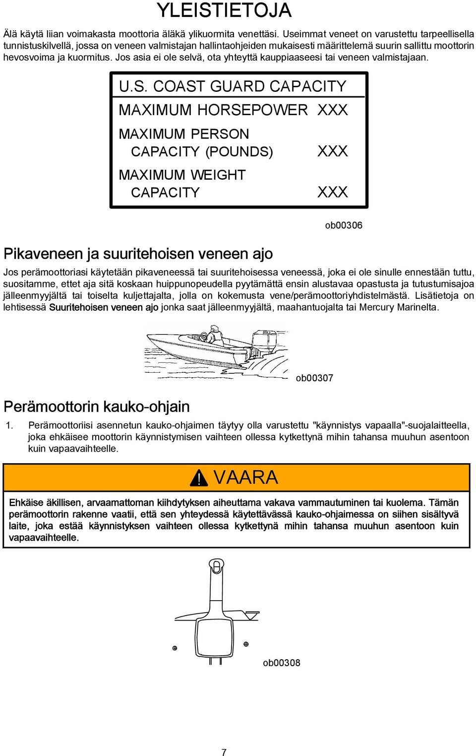 Jos si ei ole selvä, ot yhteyttä kuppiseesi ti veneen vlmistjn. U.S.