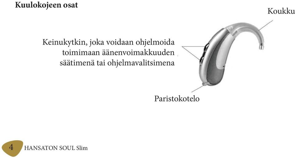 äänenvoimakkuuden säätimenä tai