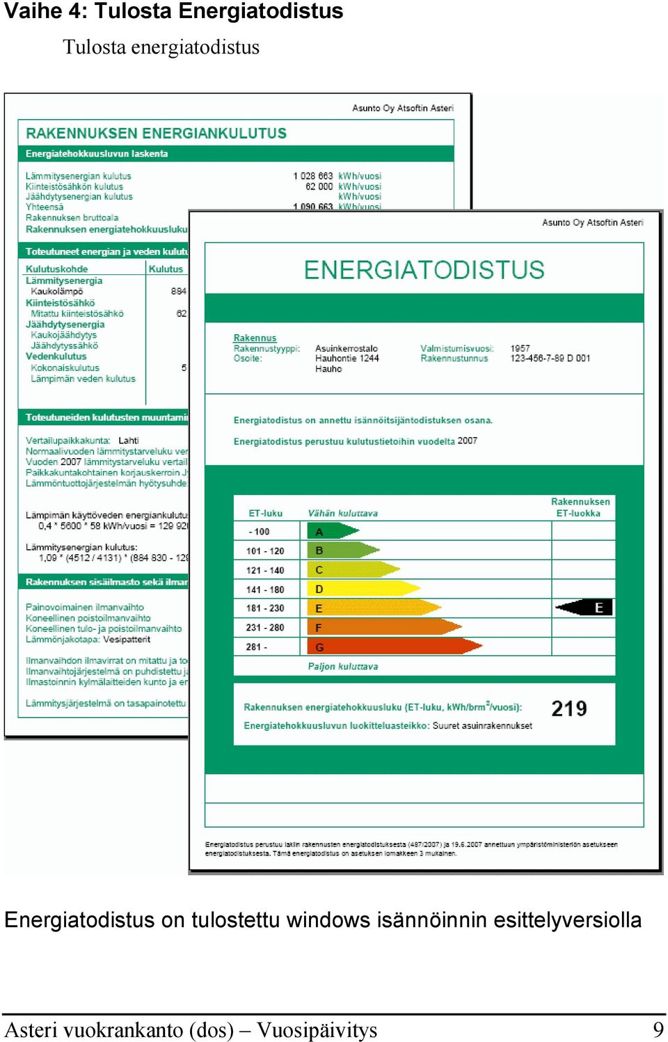 tulostettu windows isännöinnin