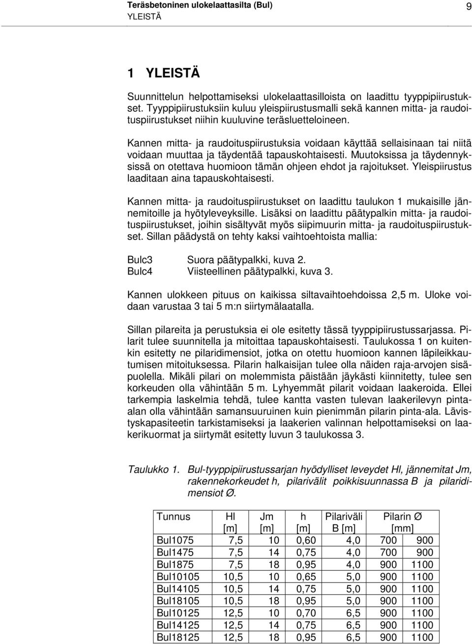 Kannen mitta- ja raudoituspiirustuksia voidaan käyttää sellaisinaan tai niitä voidaan muuttaa ja täydentää tapauskohtaisesti.