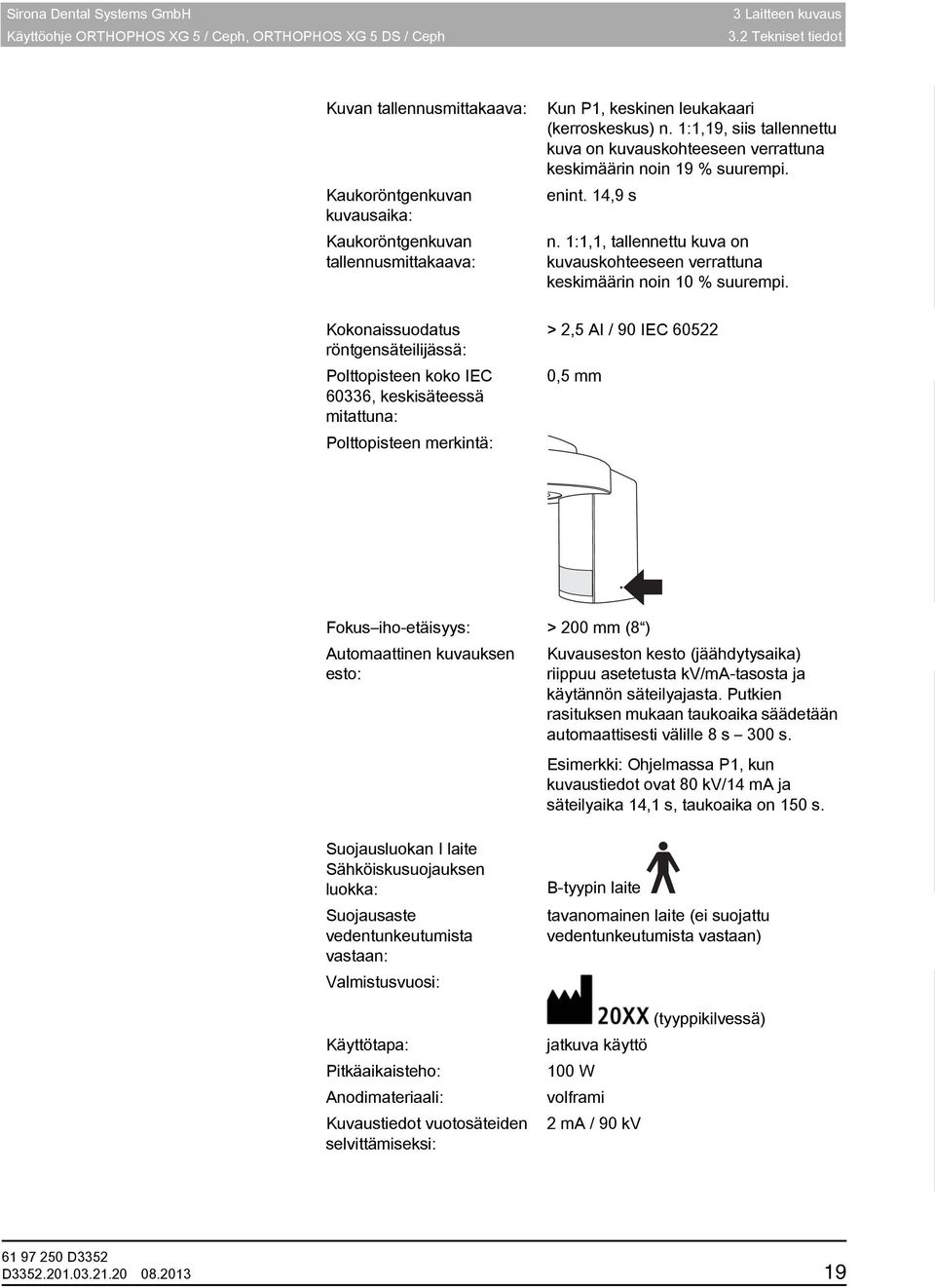 1:1,19, siis tallennettu kuva on kuvauskohteeseen verrattuna keskimäärin noin 19 % suurempi. enint. 14,9 s n. 1:1,1, tallennettu kuva on kuvauskohteeseen verrattuna keskimäärin noin 10 % suurempi.