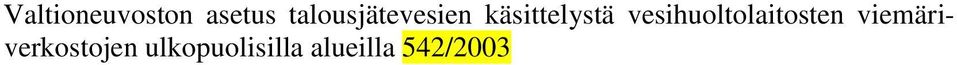 vesihuoltolaitosten