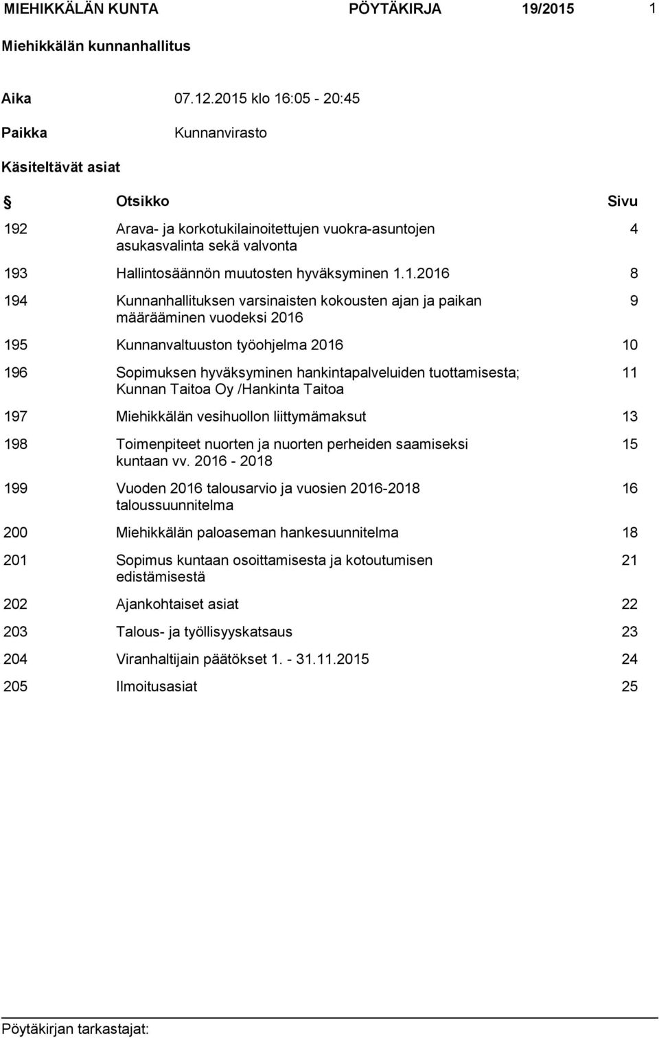 hyväksyminen 1.