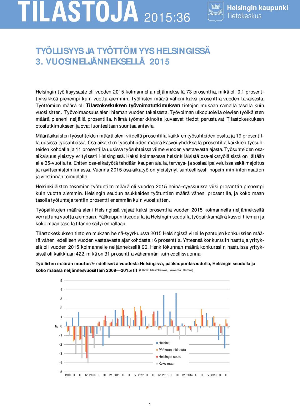 Työllisten määrä väheni kaksi prosenttia vuoden takaisesta. Työttömien määrä oli Tilastokeskuksen työvoimatutkimuksen tietojen mukaan samalla tasolla kuin vuosi sitten.