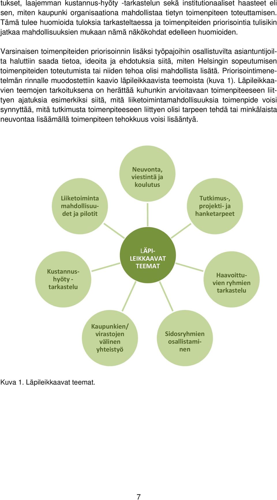 Varsinaisen toimenpiteiden priorisoinnin lisäksi työpajoihin osallistuvilta asiantuntijoilta haluttiin saada tietoa, ideoita ja ehdotuksia siitä, miten Helsingin sopeutumisen toimenpiteiden