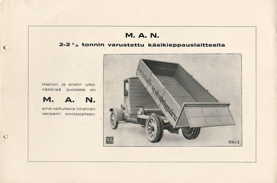 siistin ulkonäkönsä puolesta on M. A.