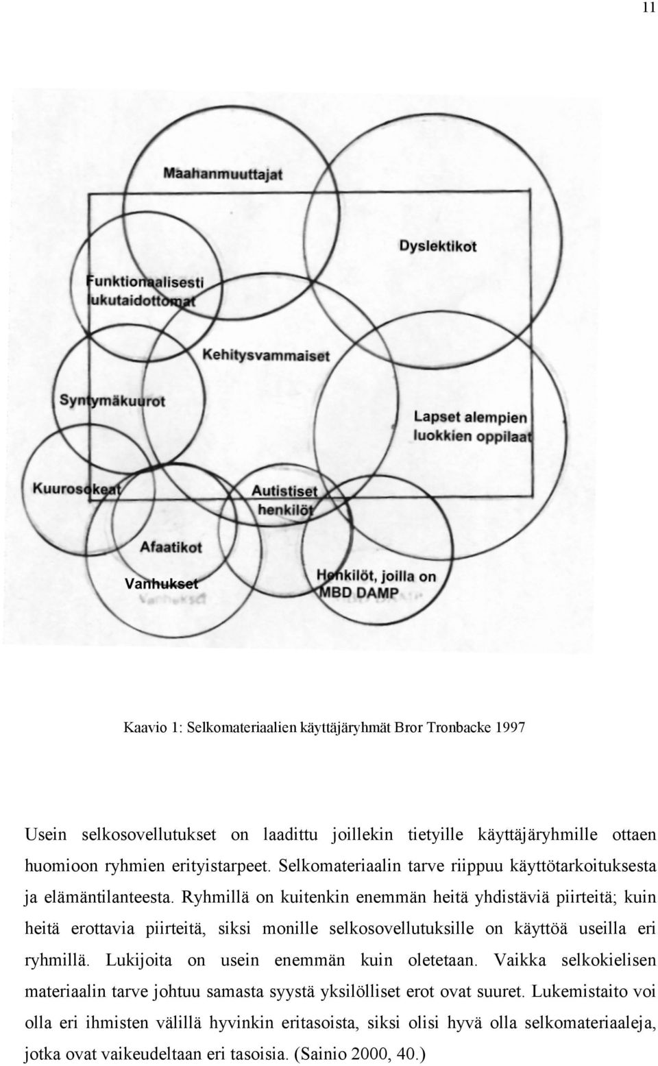 Ryhmillä on kuitenkin enemmän heitä yhdistäviä piirteitä; kuin heitä erottavia piirteitä, siksi monille selkosovellutuksille on käyttöä useilla eri ryhmillä.