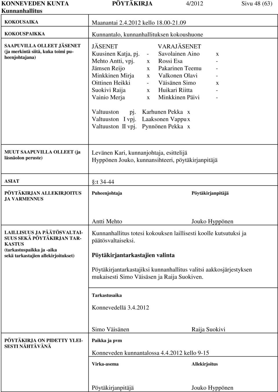 - Savolainen Aino x Mehto Antti, vpj.