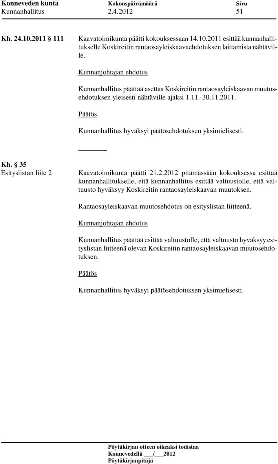 11. Kh. 35 Esityslistan liite 2 