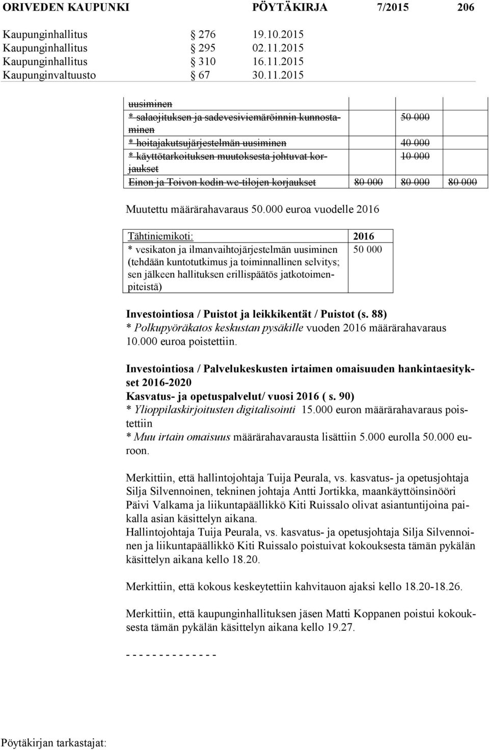 2015 Kaupunginvaltuusto 67 30.11.
