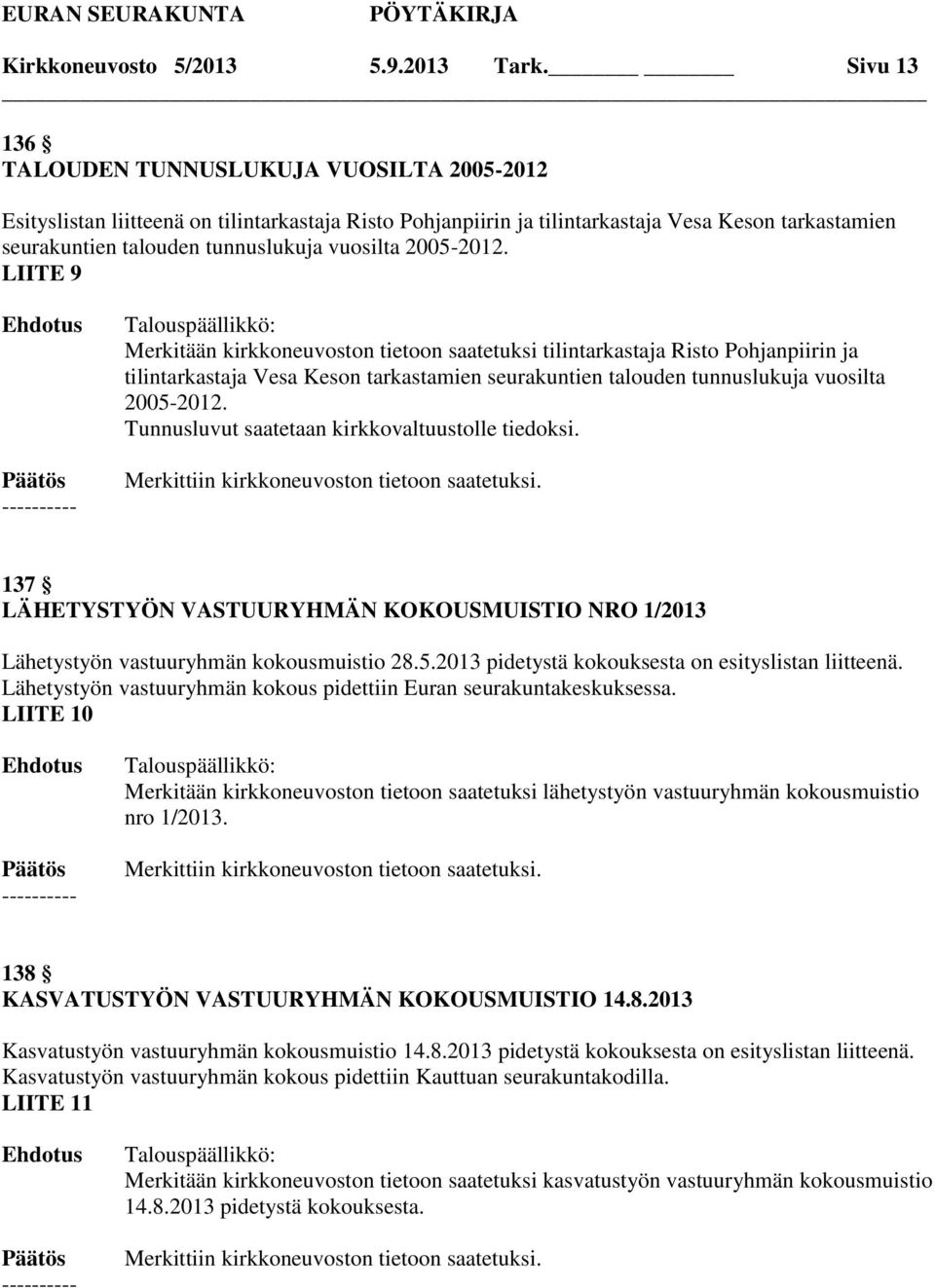 vuosilta 2005-2012.