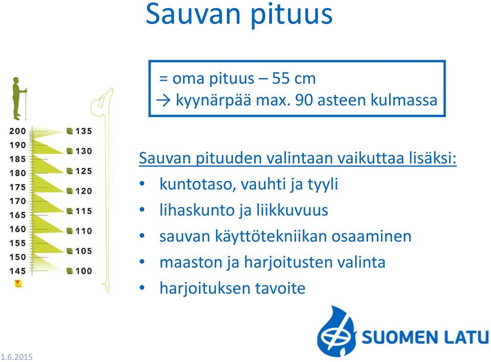 lisäksi: kuntotaso, vauhti ja tyyli lihaskunto ja liikkuvuus