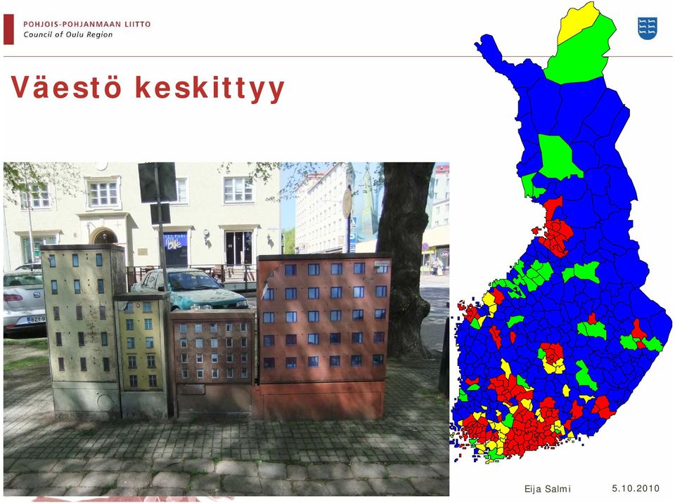 Vähentynyt -> kasvaa 0,1 milj. henk.