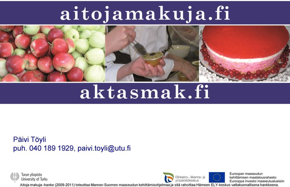 Manner-Suomen maaseudun kehittämisohjelmaa ja