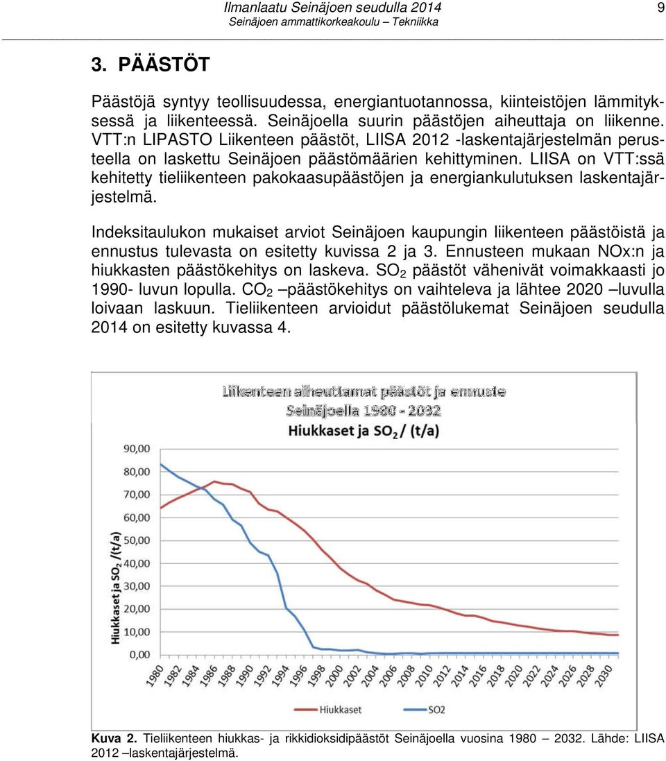 LIISA on VTT:ssä kehitetty tieliikenteen pakokaasupäästöjen ja energiankulutuksen laskentajärjestelmä.