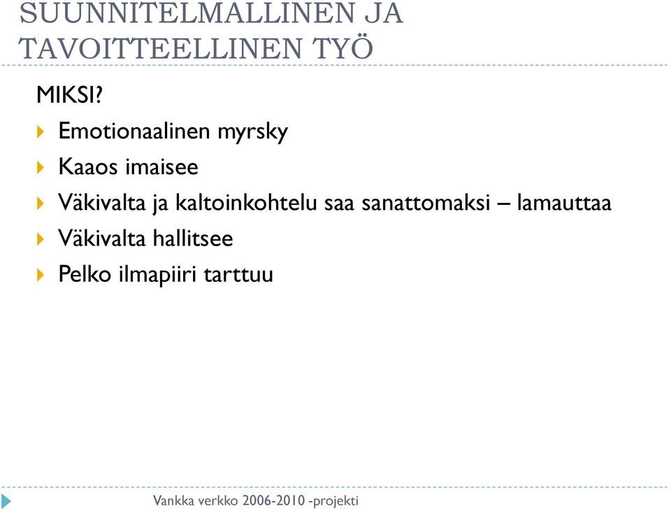 Emotionaalinen myrsky Kaaos imaisee Väkivalta