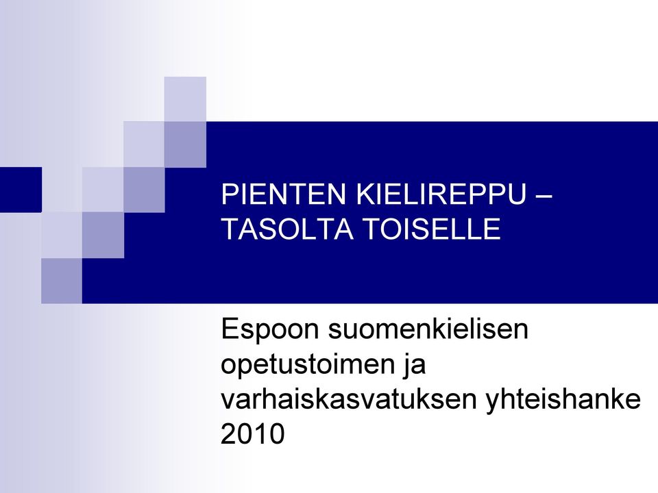 suomenkielisen opetustoimen