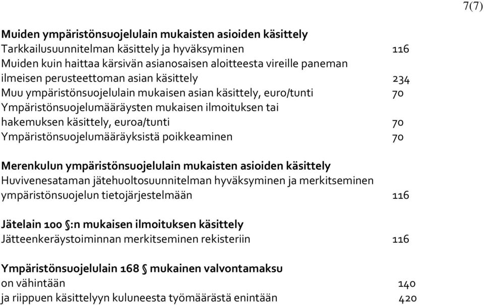 Ympäristönsuojelumääräyksistä poikkeaminen 70 Merenkulun ympäristönsuojelulain mukaisten asioiden käsittely Huvivenesataman jätehuoltosuunnitelman hyväksyminen ja merkitseminen ympäristönsuojelun