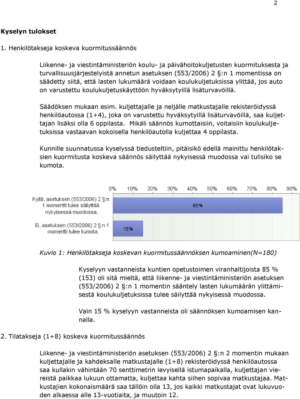 on säädetty siitä, että lasten lukumäärä voidaan koulukuljetuksissa ylittää, jos auto on varustettu koulukuljetuskäyttöön hyväksytyillä lisäturvavöillä. Säädöksen mukaan esim.