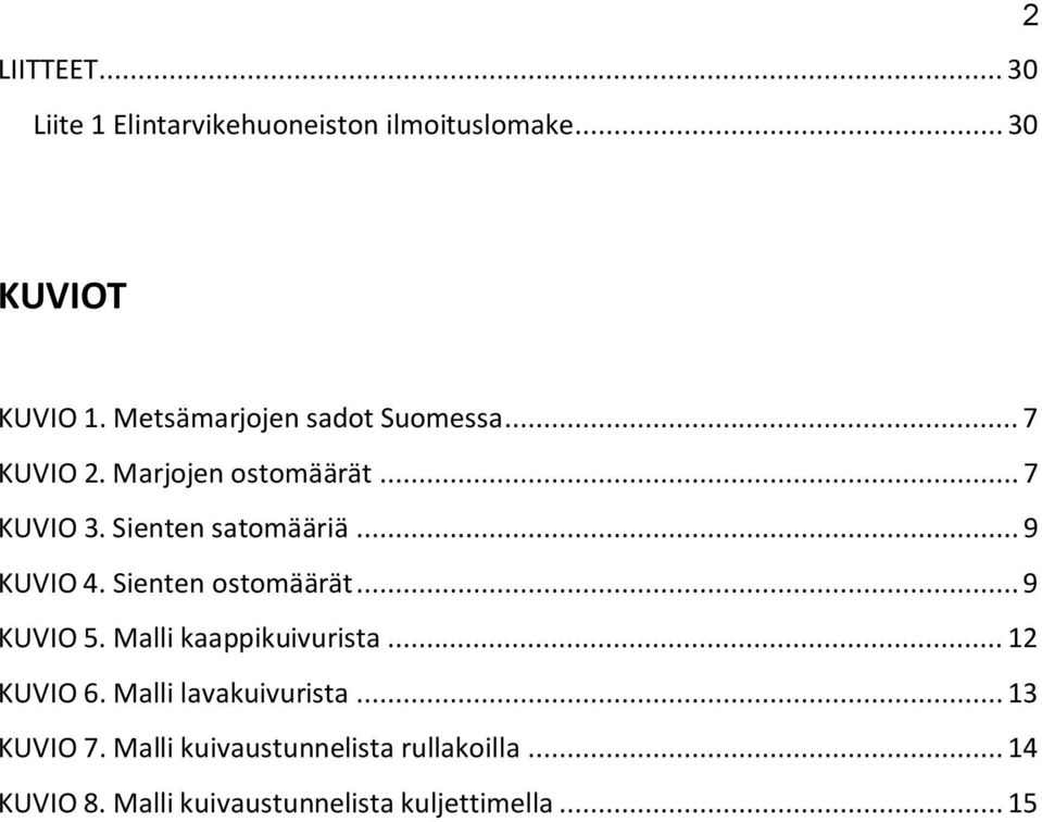 .. 9 KUVIO 4. Sienten ostomäärät... 9 KUVIO 5. Malli kaappikuivurista... 12 KUVIO 6.