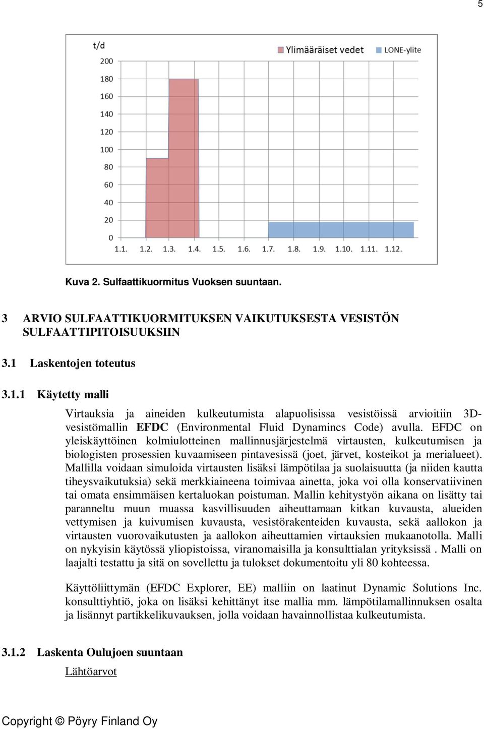 EFDC on yleiskäyttöinen kolmiulotteinen mallinnusjärjestelmä virtausten, kulkeutumisen ja biologisten prosessien kuvaamiseen pintavesissä (joet, järvet, kosteikot ja merialueet).