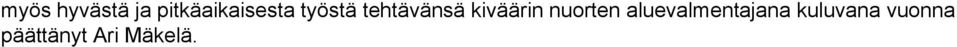 tehtävänsä kiväärin nuorten
