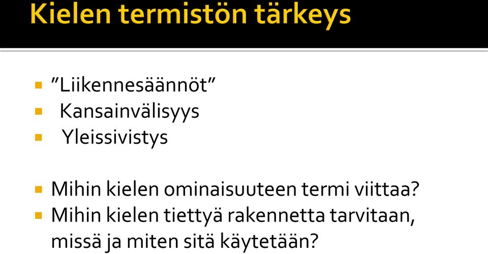 termi viittaa?