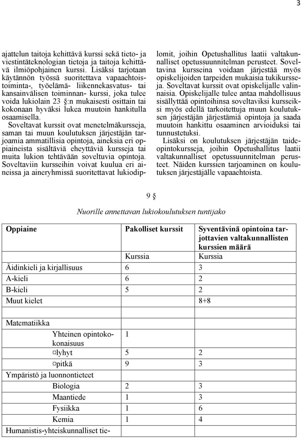 kokonaan hyväksi lukea muutoin hankitulla osaamisella.