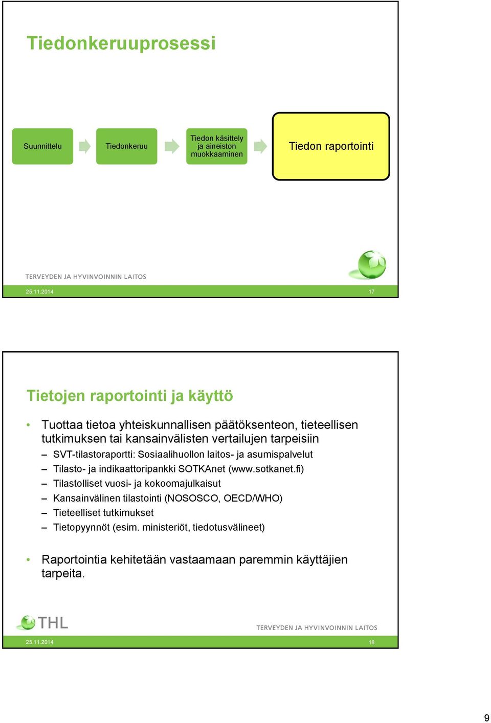 SVT-tilastoraportti: Sosiaalihuollon laitos- ja asumispalvelut Tilasto- ja indikaattoripankki SOTKAnet (www.sotkanet.