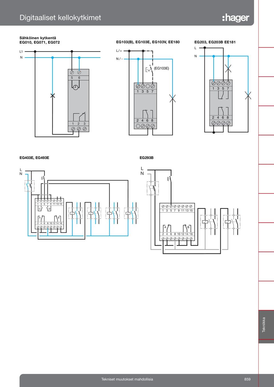 EG40E, EG49E L EG9B L 5 7 9 5 C D 5 7 9 5 B 4 6 8 0 4 6