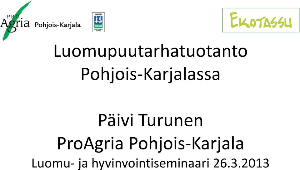 ProAgriaPohjois-Karjala