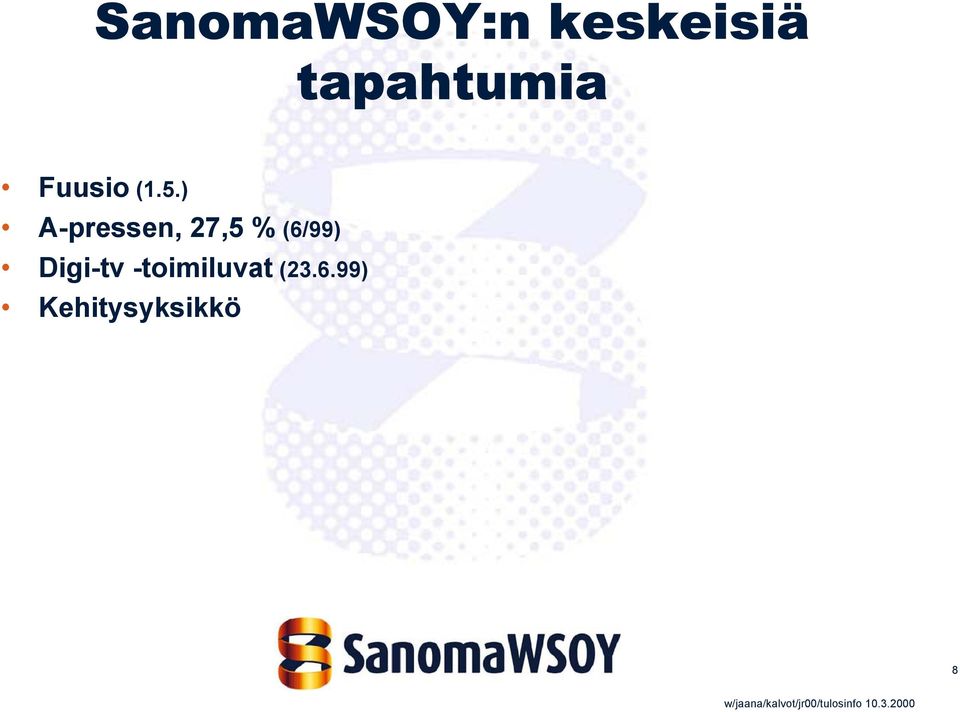 ) A-pressen, 27,5 % (6/99)