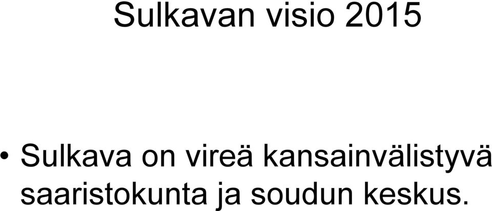 kansainvälistyvä