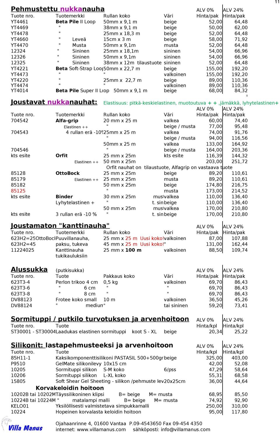 58,00 71,92 YT4470 " Musta 50mm x 9,1m musta 52,00 64,48 12324 " Sininen 25mm x 18,1m sininen 54,00 66,96 12326 " Sininen 50mm x 9,1m sininen 54,00 66,96 12325 " Sininen 38mm x 12m tilaustuote