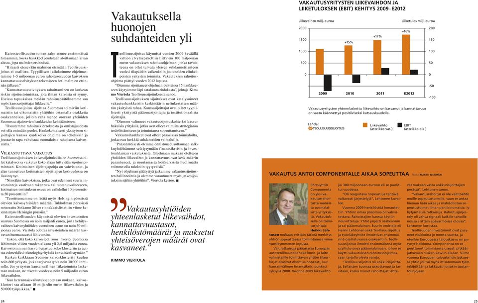 Tyypillisesti allokoimme ohjelmastamme 1 5 miljoonan euron rahoitusosuuden kaivoksen kannattavuusselvityksen tekemiseen heti malmien etsinnän jälkeen.