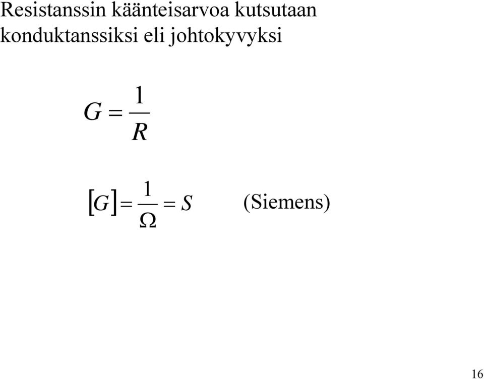 konduktanssiksi eli