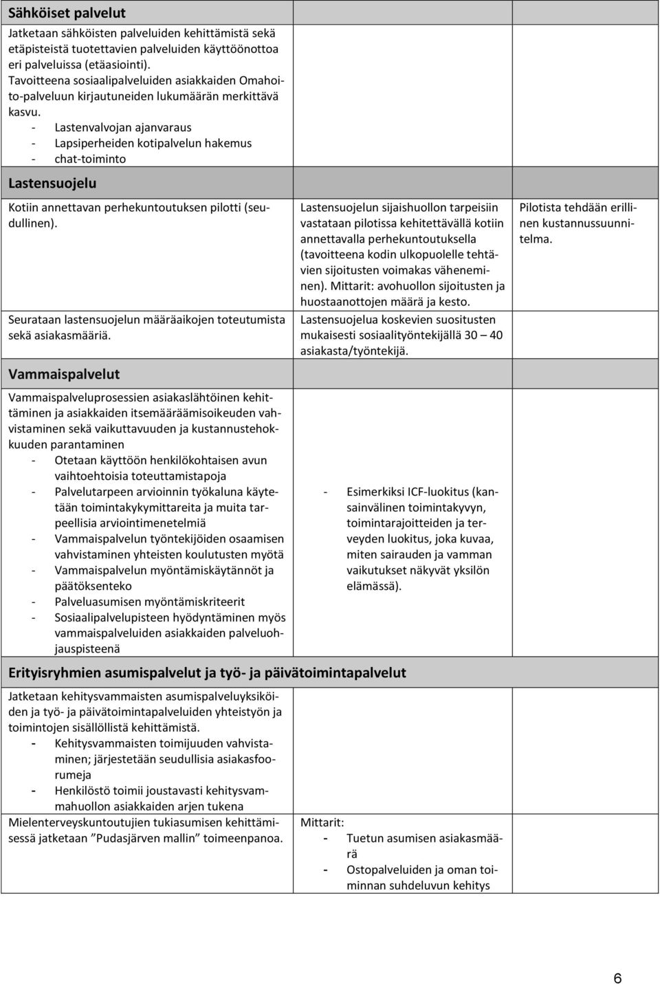 - Lastenvalvojan ajanvaraus - Lapsiperheiden kotipalvelun hakemus - chat-toiminto Lastensuojelu Kotiin annettavan perhekuntoutuksen pilotti (seudullinen).