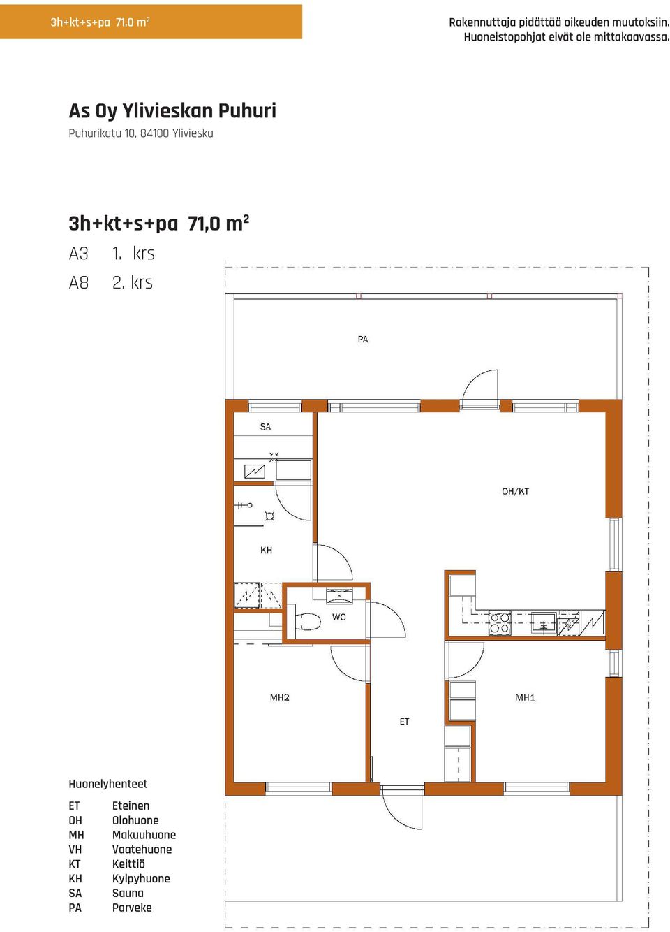 3h+kt+s+pa 71,0 m 2 A3 1. krs A8 2.