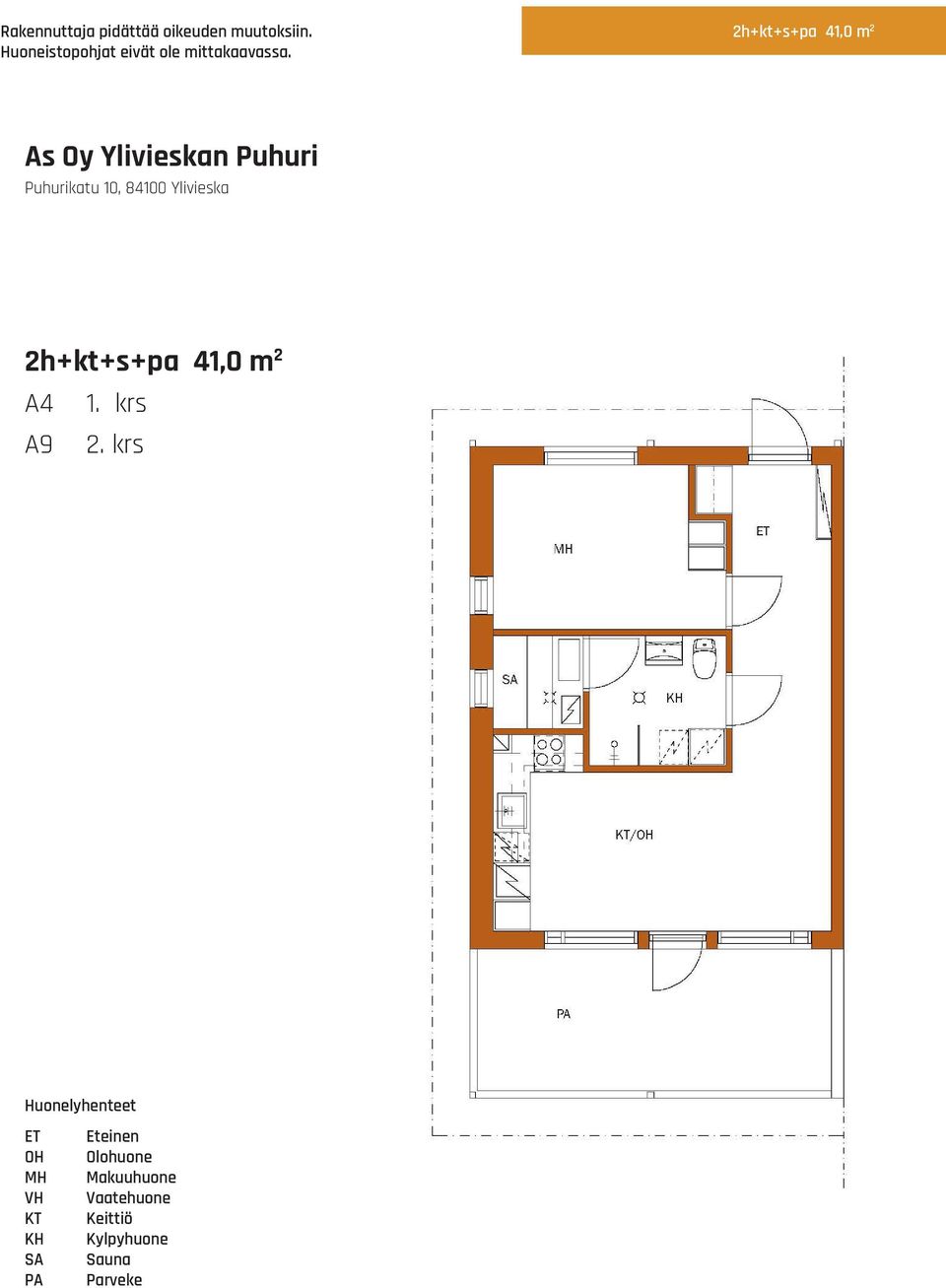 2h+kt+s+pa 41,0 m 2 2h+kt+s+pa 41,0 m 2 A4 1. krs A9 2.