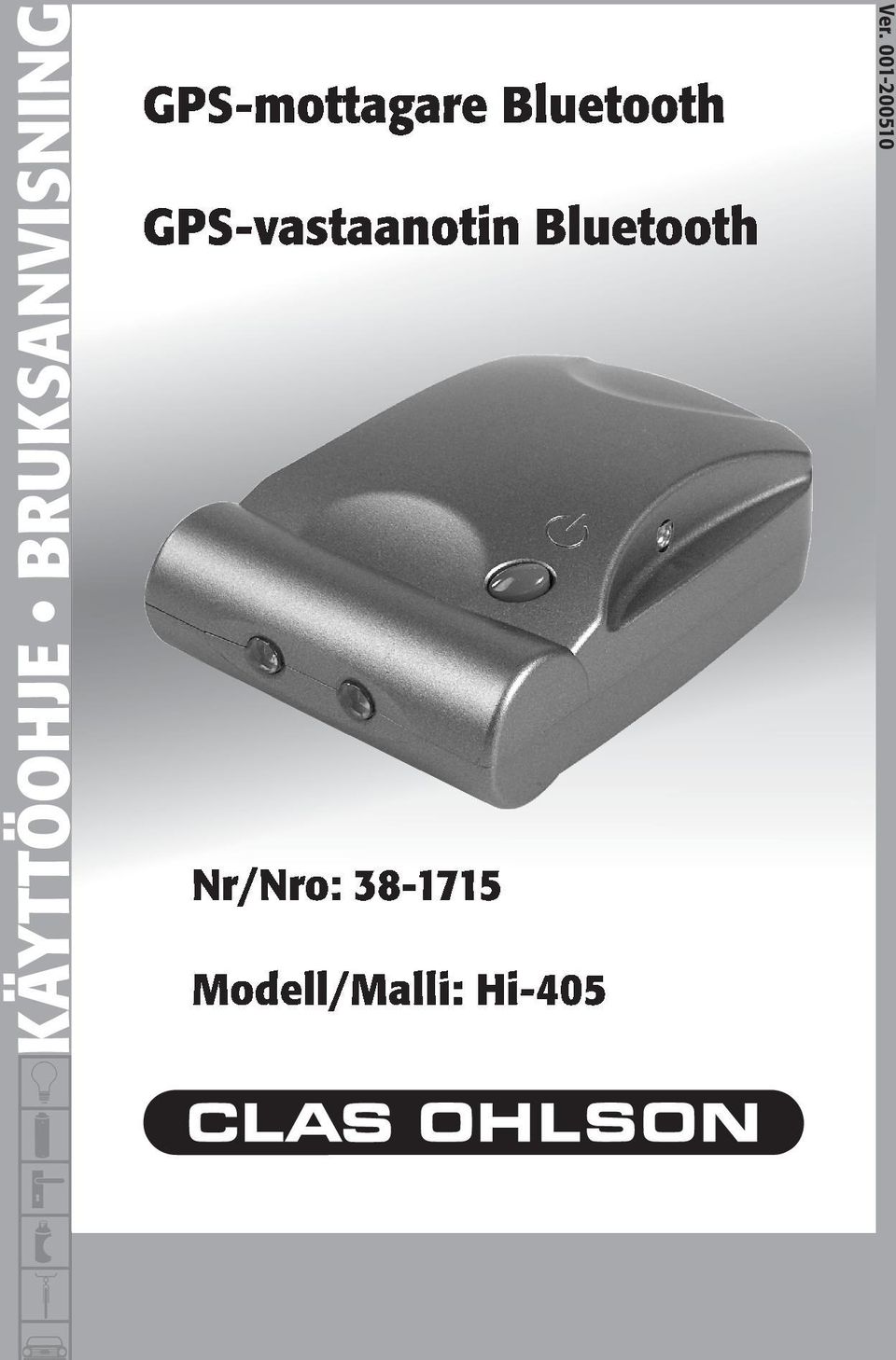 GPS-vastaanotin Bluetooth