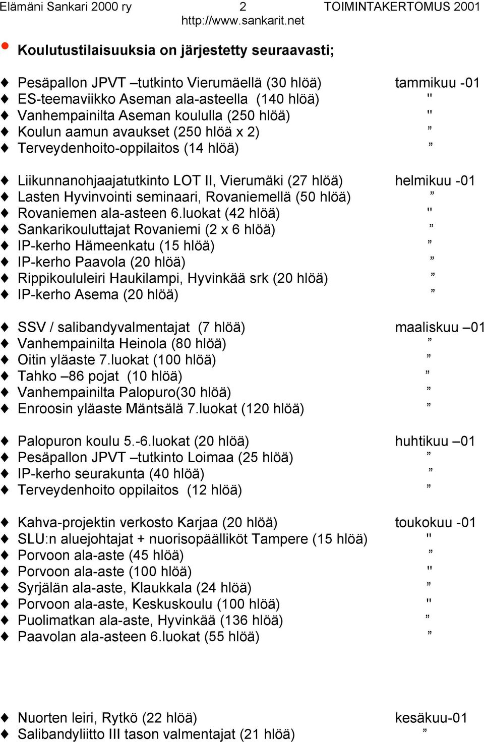 Rovaniemellä (50 hlöä) Rovaniemen ala-asteen 6.