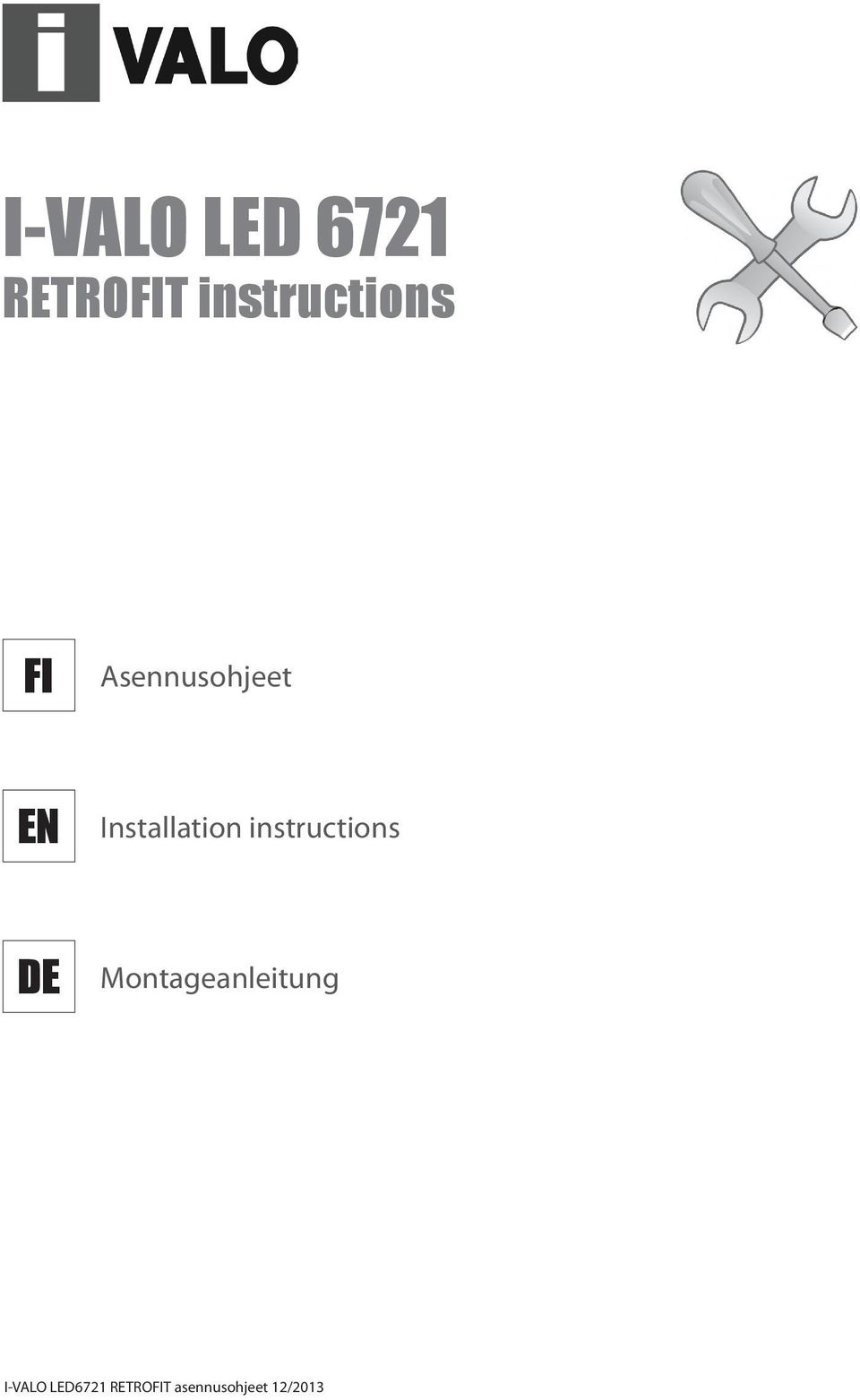 instructions DE Montageanleitung