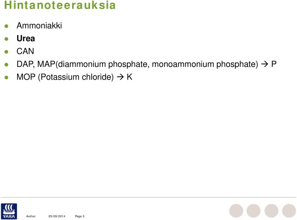 monoammonium phosphate) P MOP