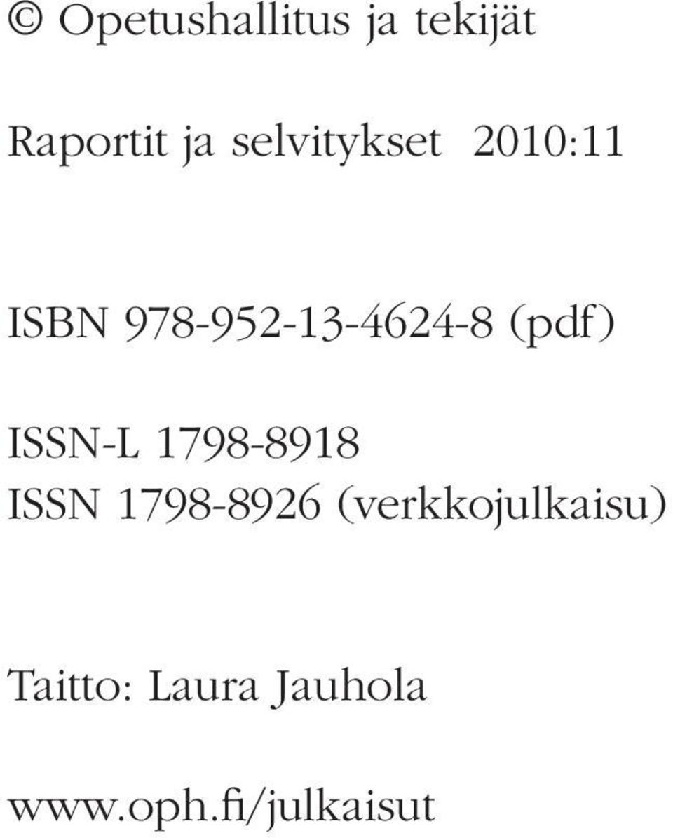 (pdf) ISSN-L 1798-8918 ISSN 1798-8926